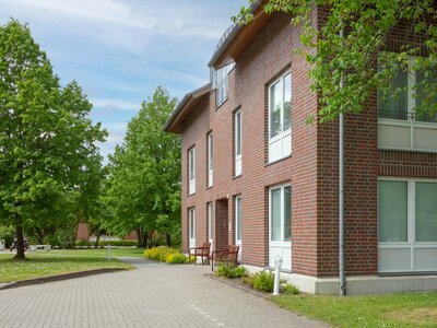 Außenaufnahme der Einrichtung "Betreutes Wohnen"
